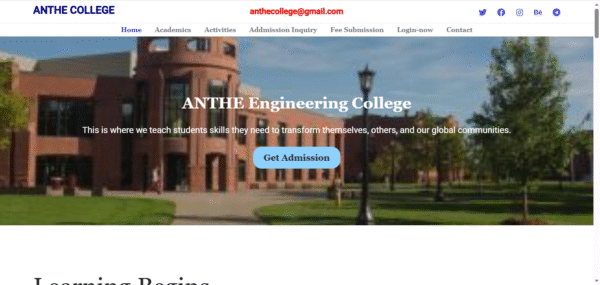 ANTHE College Management